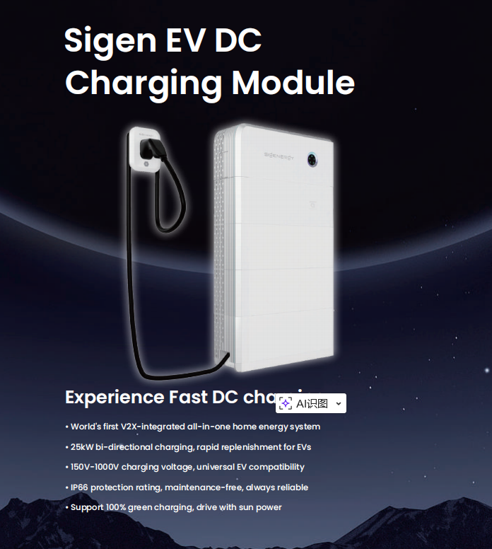 Modulo di ricarica Sigen EVDC